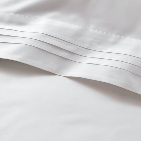 Ralph Lauren QUEEN Tuxedo Pleat Duvet Cover Only (no shams) - Picture 7 of 10